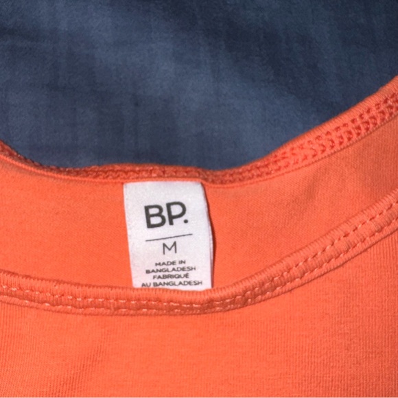 cropped bright orange tank top - Picture 2 of 2